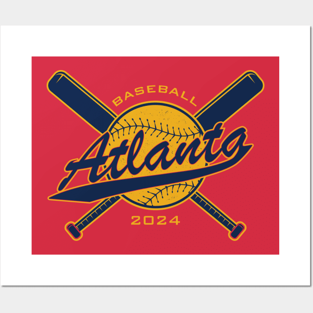 Braves 2024 Wall Art by Nagorniak